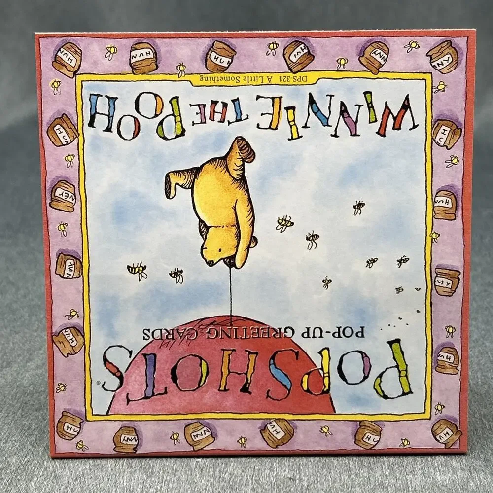 Pop Shots Pop-Up Greeting Cards Winnie The Pooh, Dps-324 A Little Something New